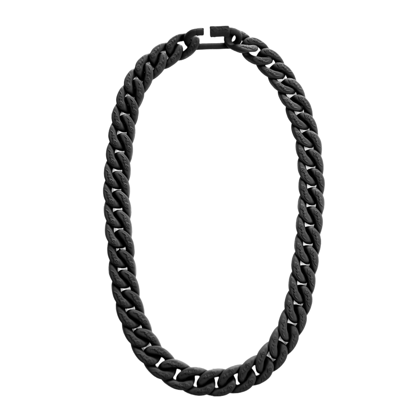 Black Matte Cuban Link Necklace