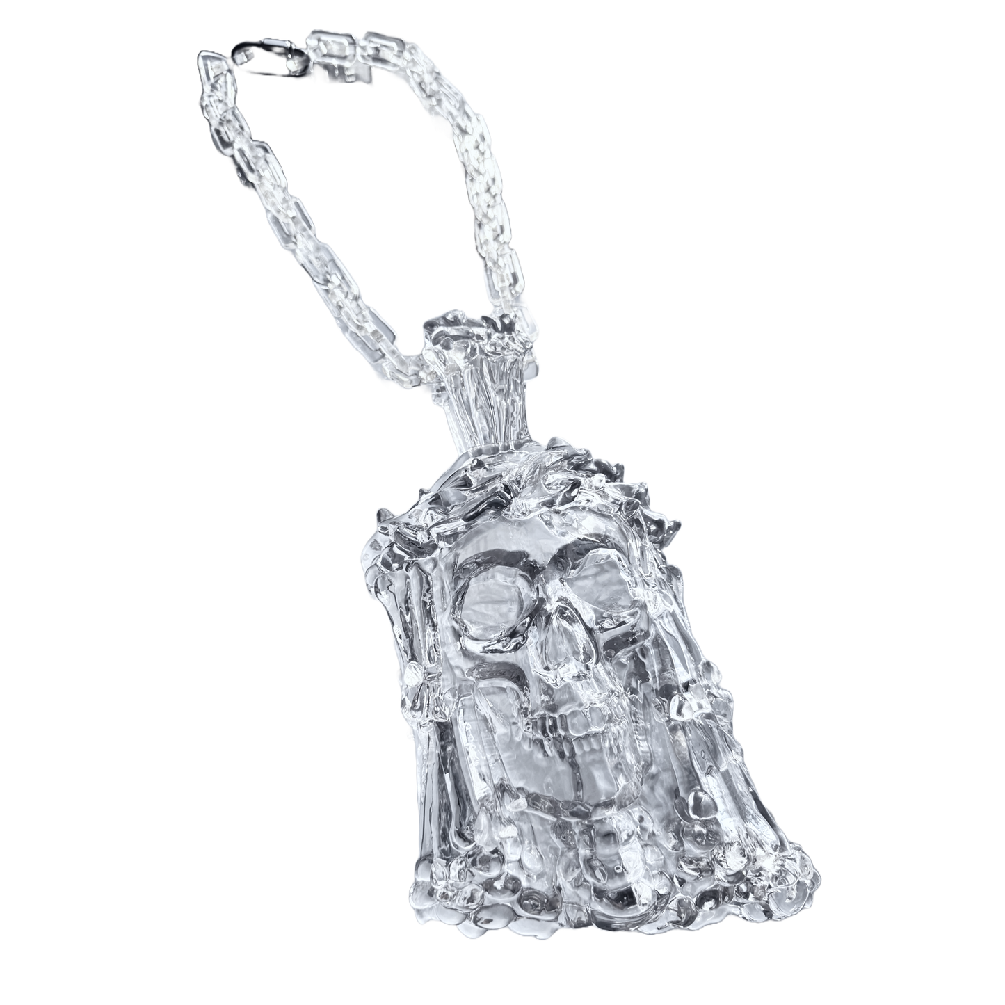 Jumbo Bone Head Skull Pendant