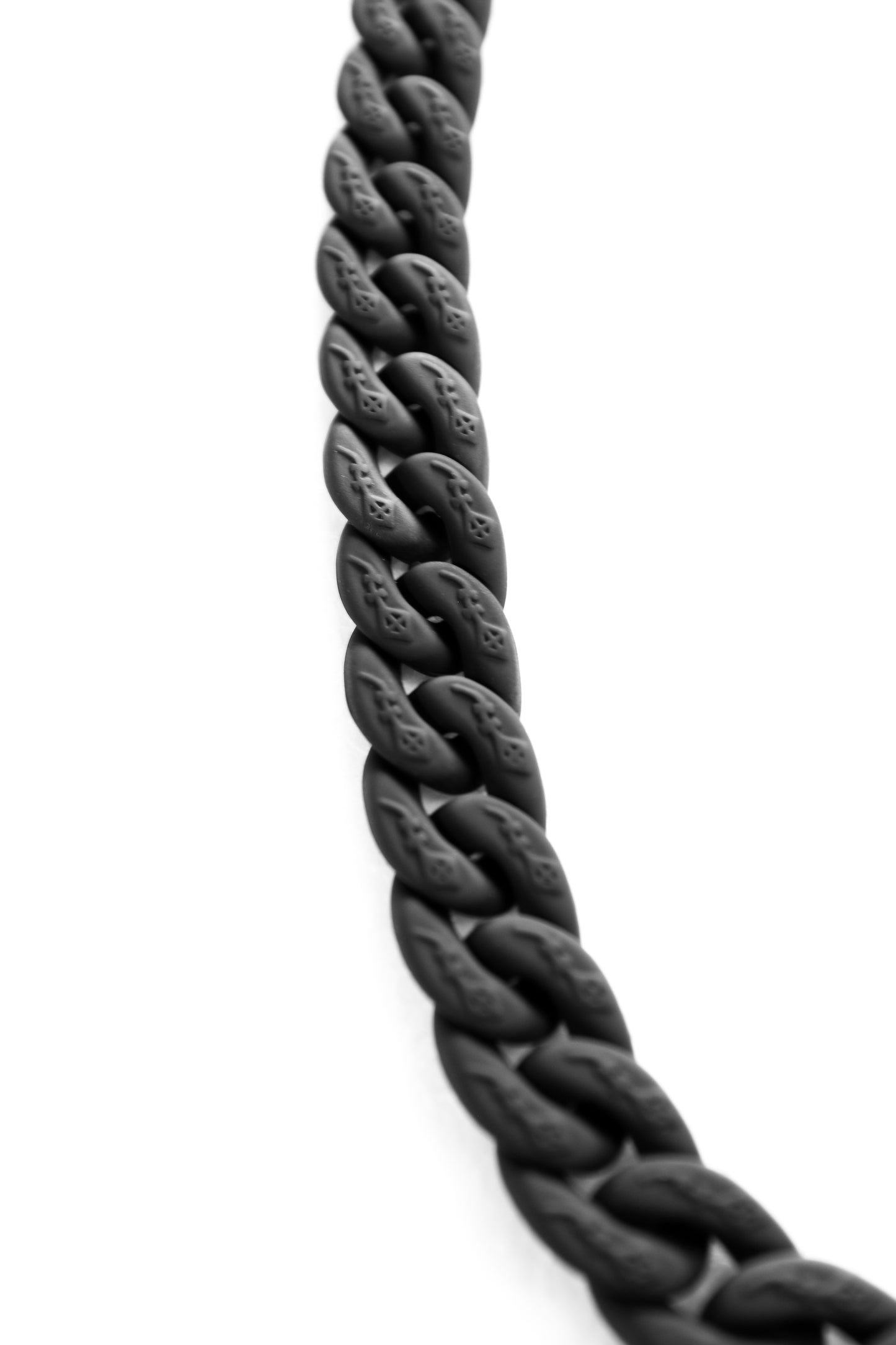 Black Matte Cuban Link Necklace