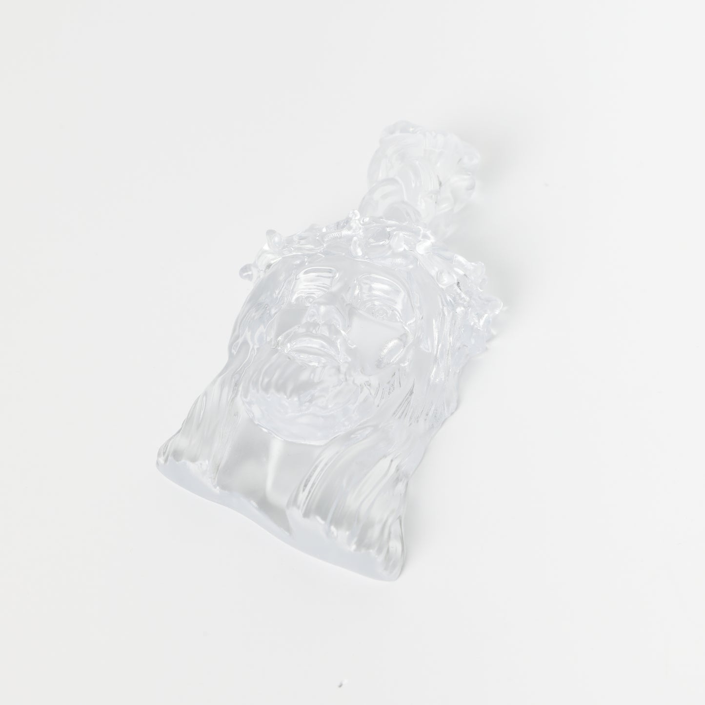 Big Clear Jesus Piece Pendant