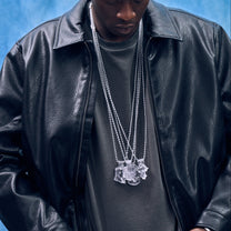 Mini Clear Skull Pendant