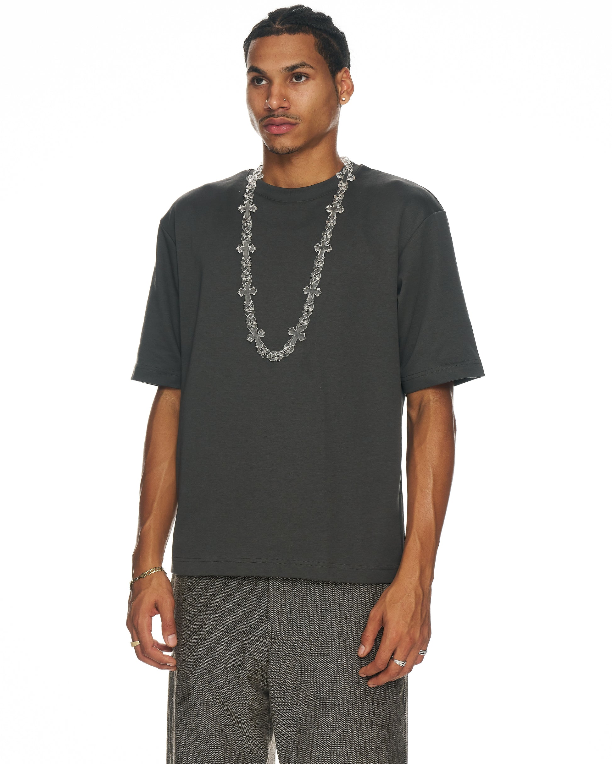 Cross Infinity Link Necklace