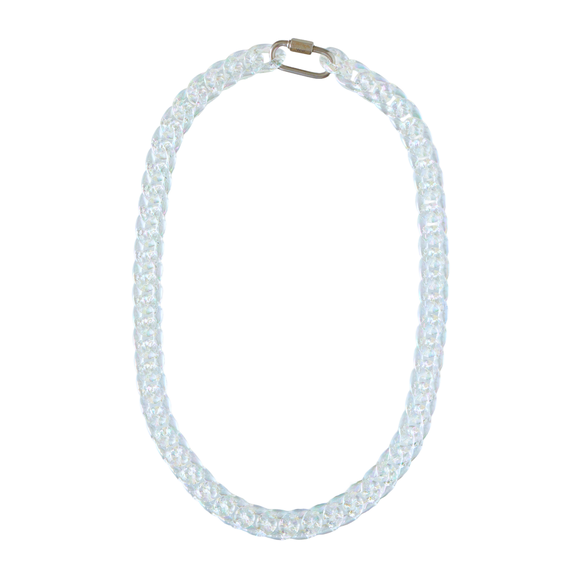Iridescent Cuban Link Necklace