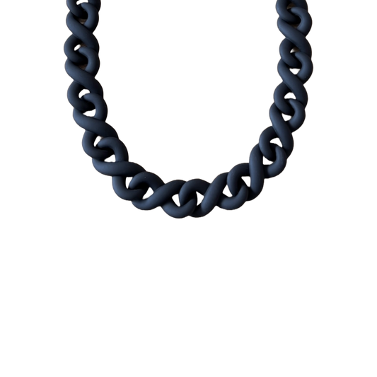Black Matte Infinity Link Bracelet