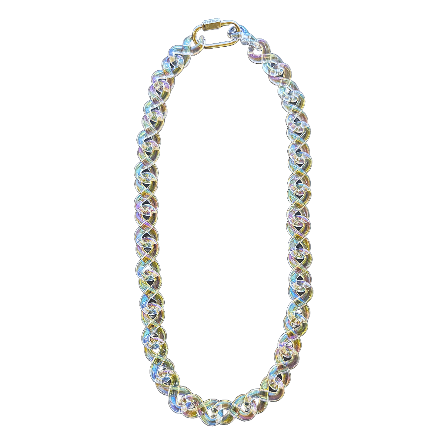 Iridescent Infinity Link Necklace