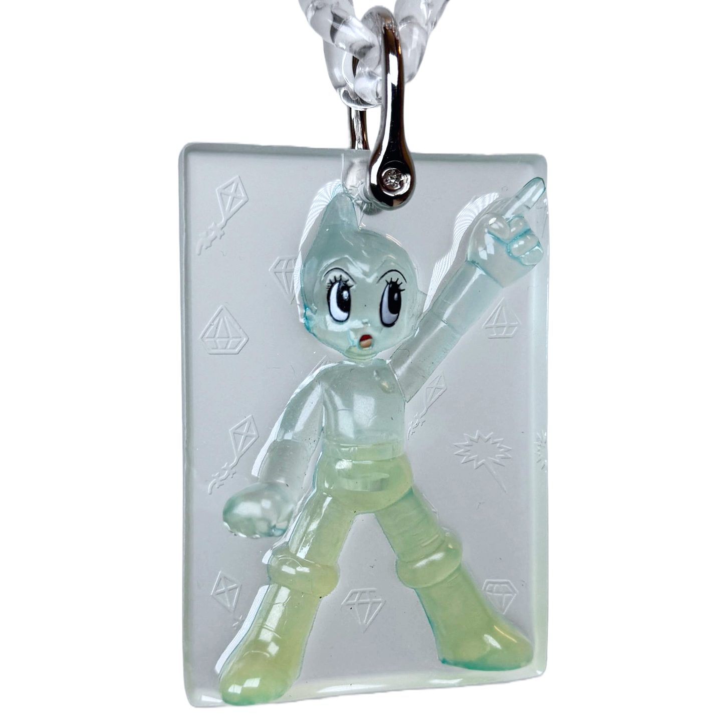 Astro Boy Jelly Green Pendant
