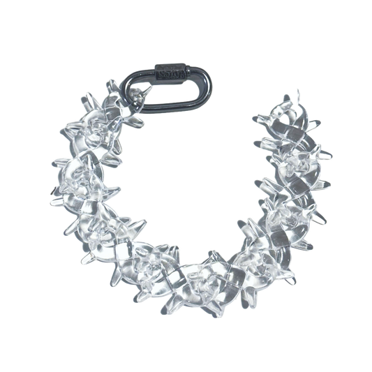 Clear Spyke Link Bracelet