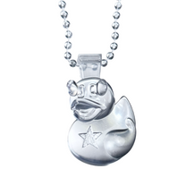 Mini Clear Duck Pendant