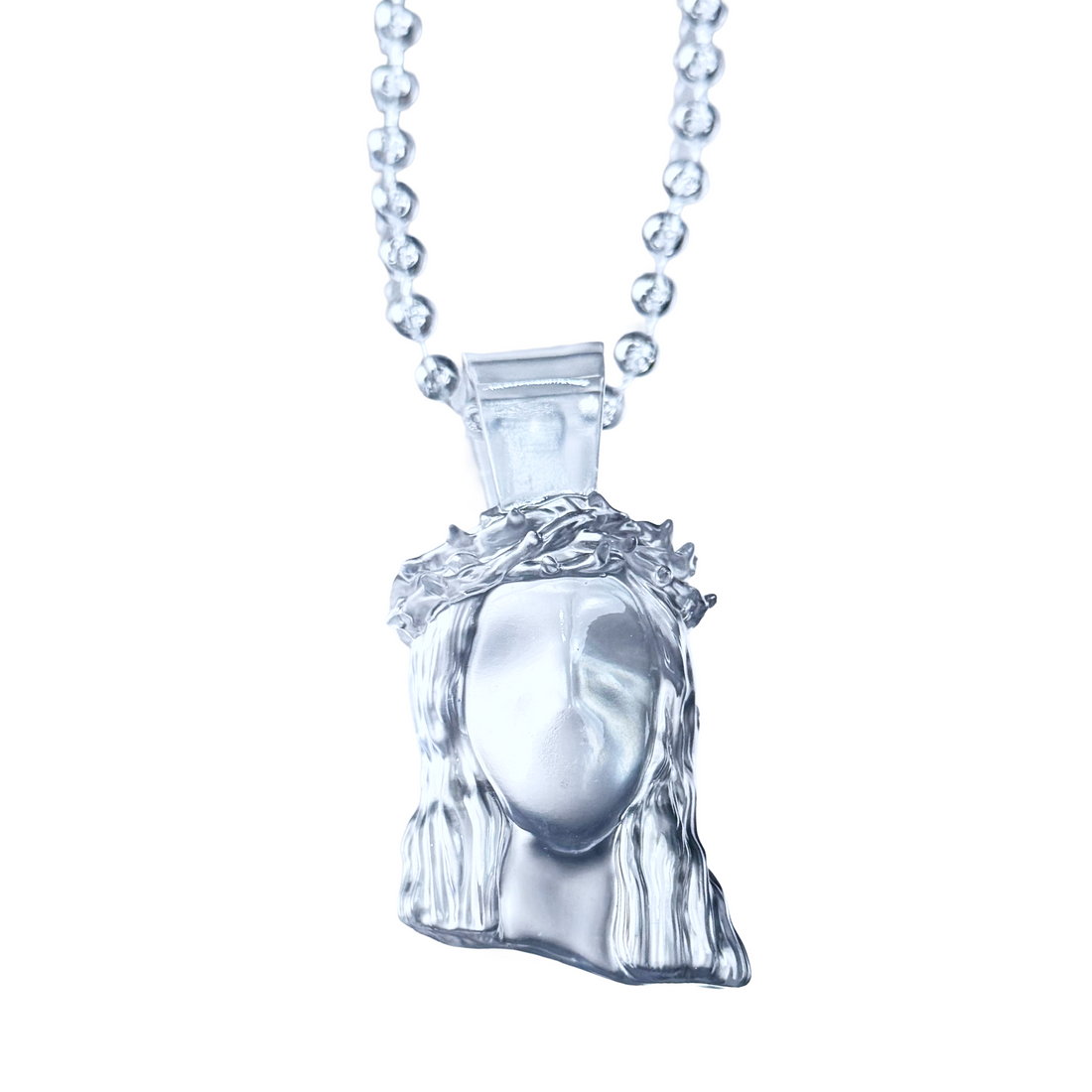 Mini Clear Faceless Pendant