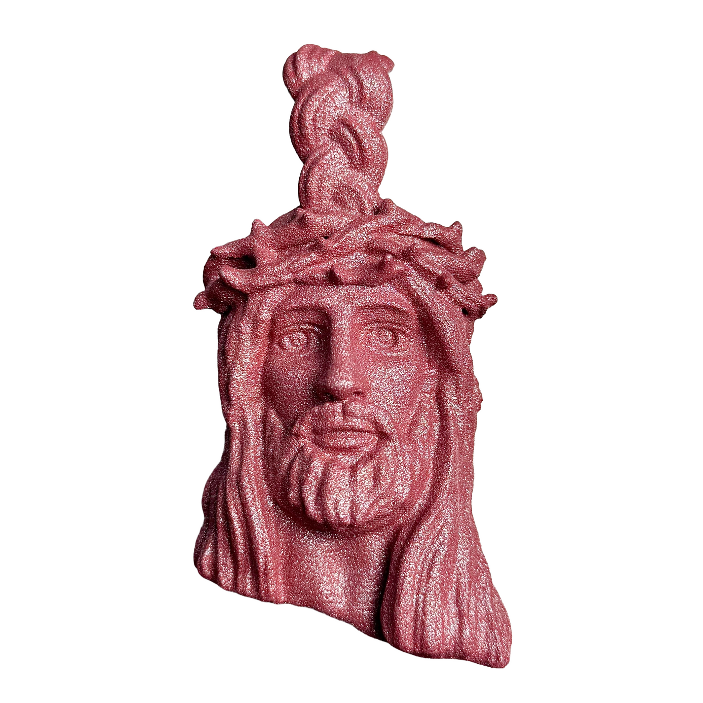 Jesus Piece Rusted Red Pendant
