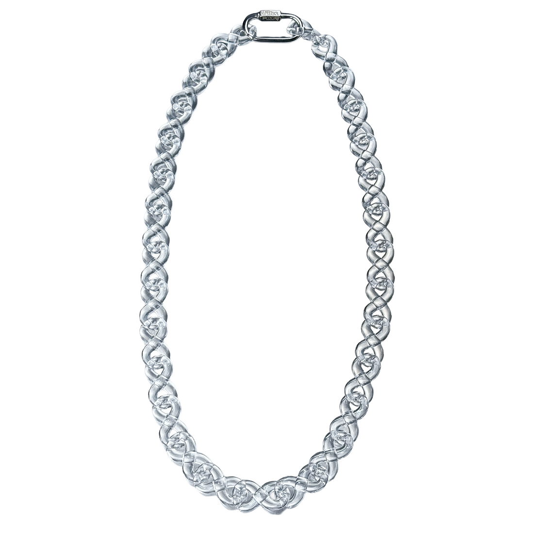Clear Infinity Link Necklace