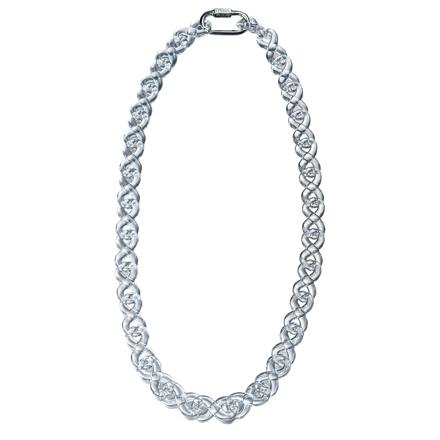 Clear Infinity Link Necklace