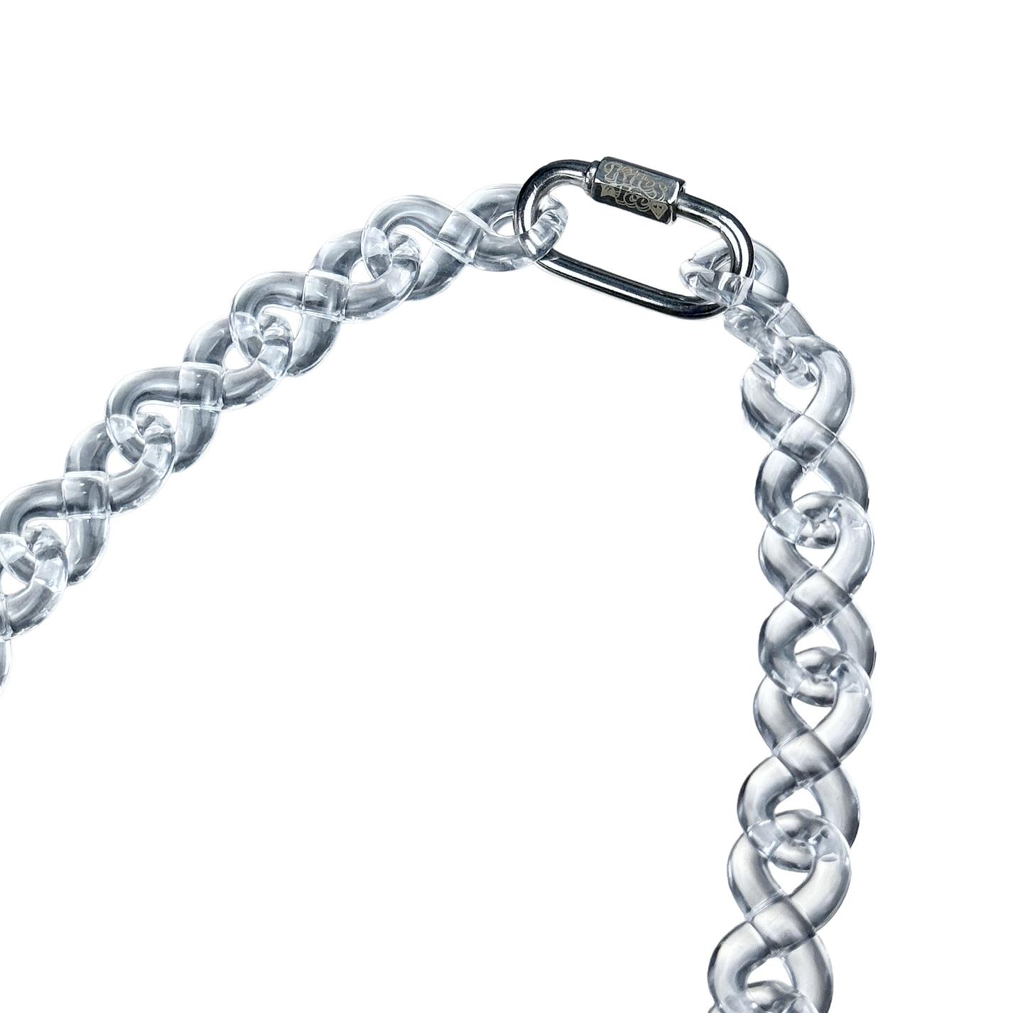 Clear Infinity Link Necklace