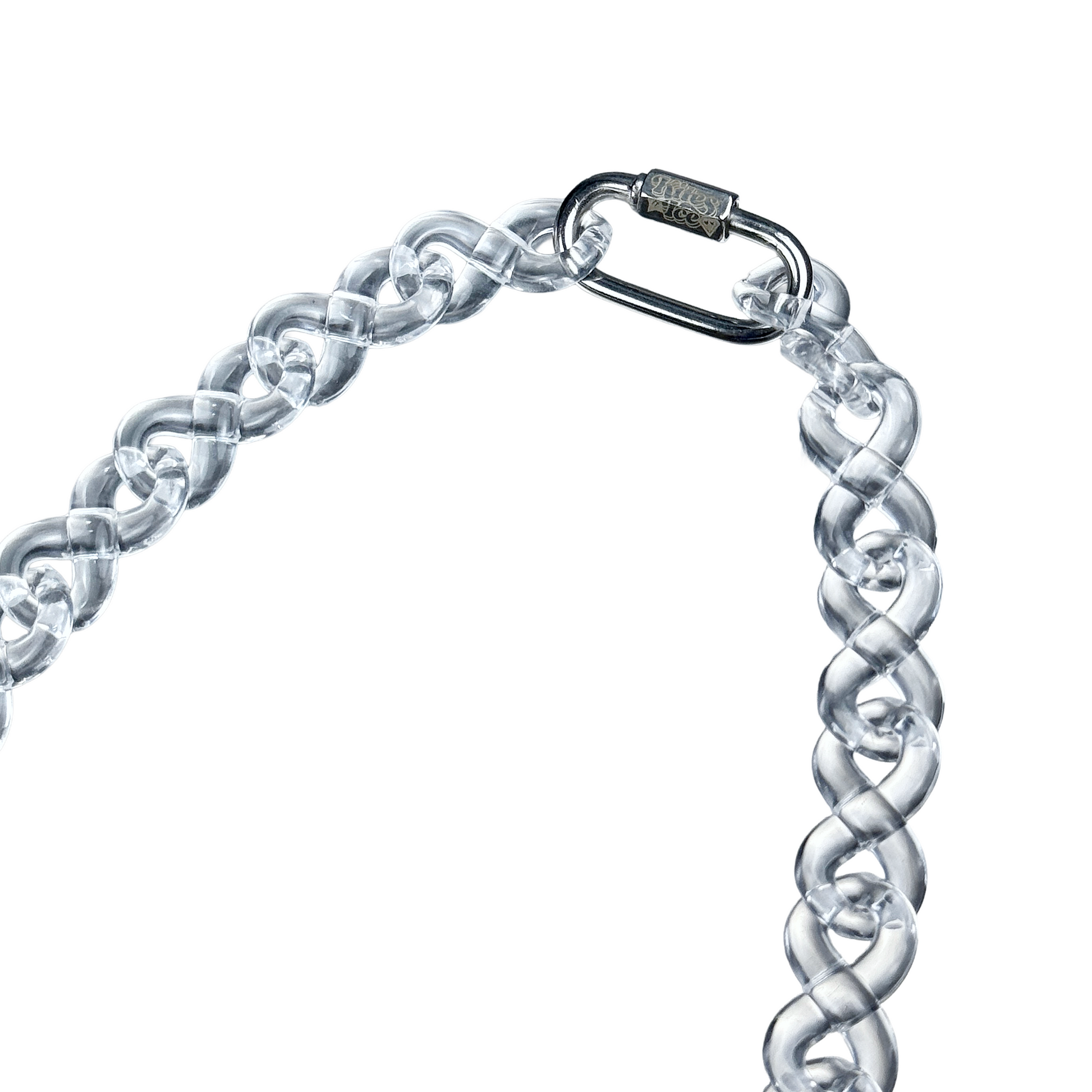 Clear Infinity Link Necklace