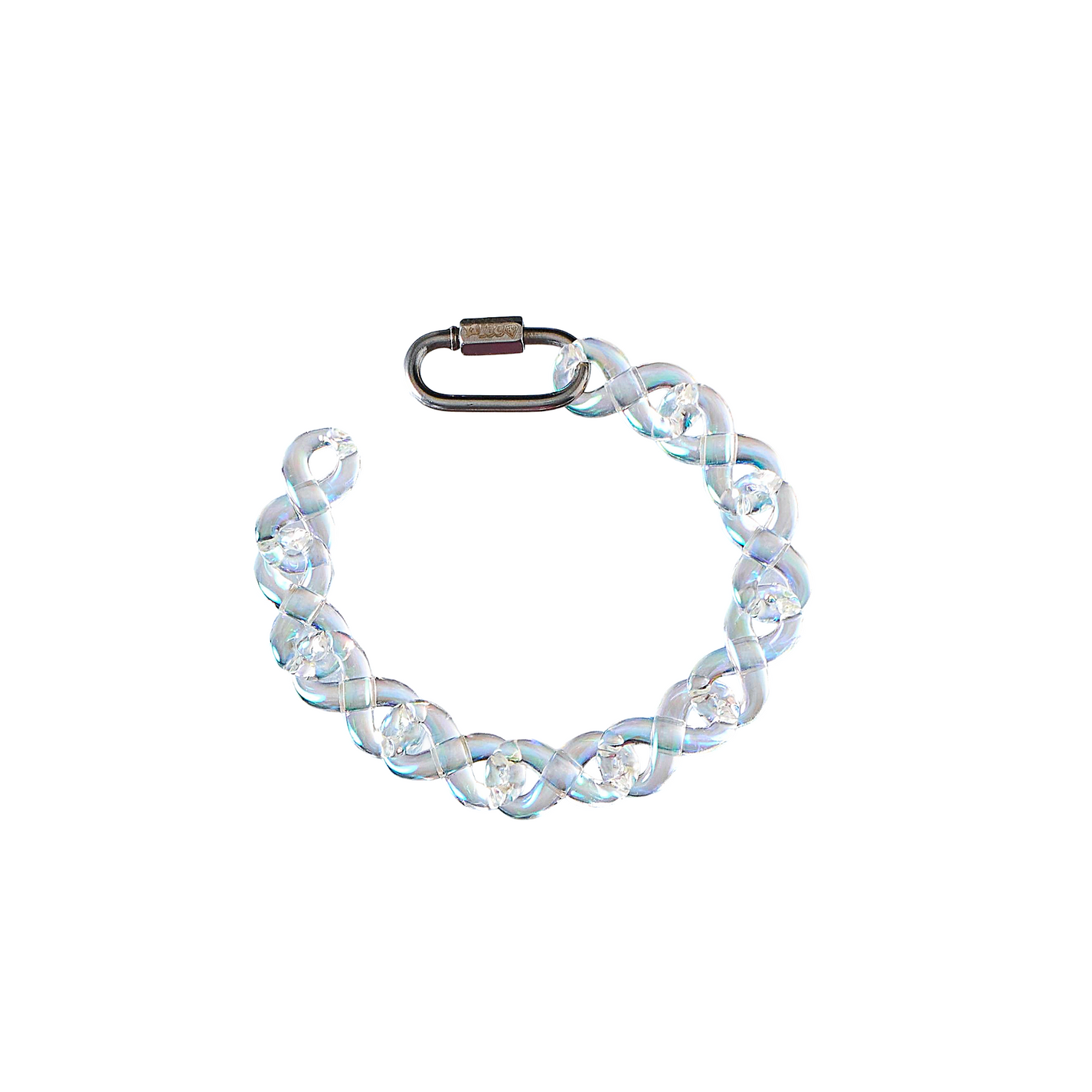 Iridescent Infinity Link Bracelet