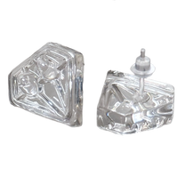 Clear Diamond Earrings
