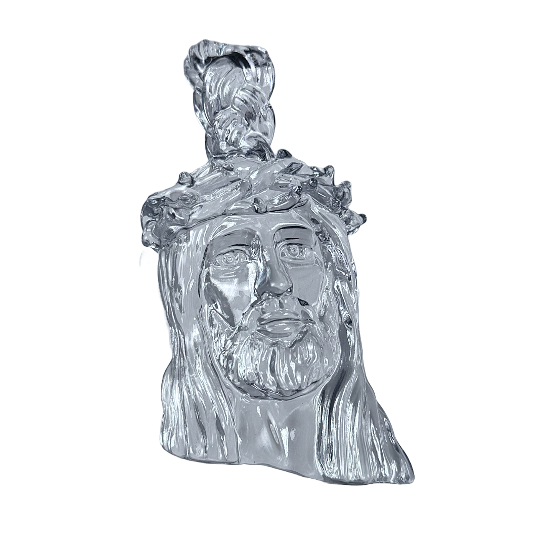 Big Clear Jesus Piece Pendant