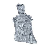 Big Clear Jesus Piece Pendant