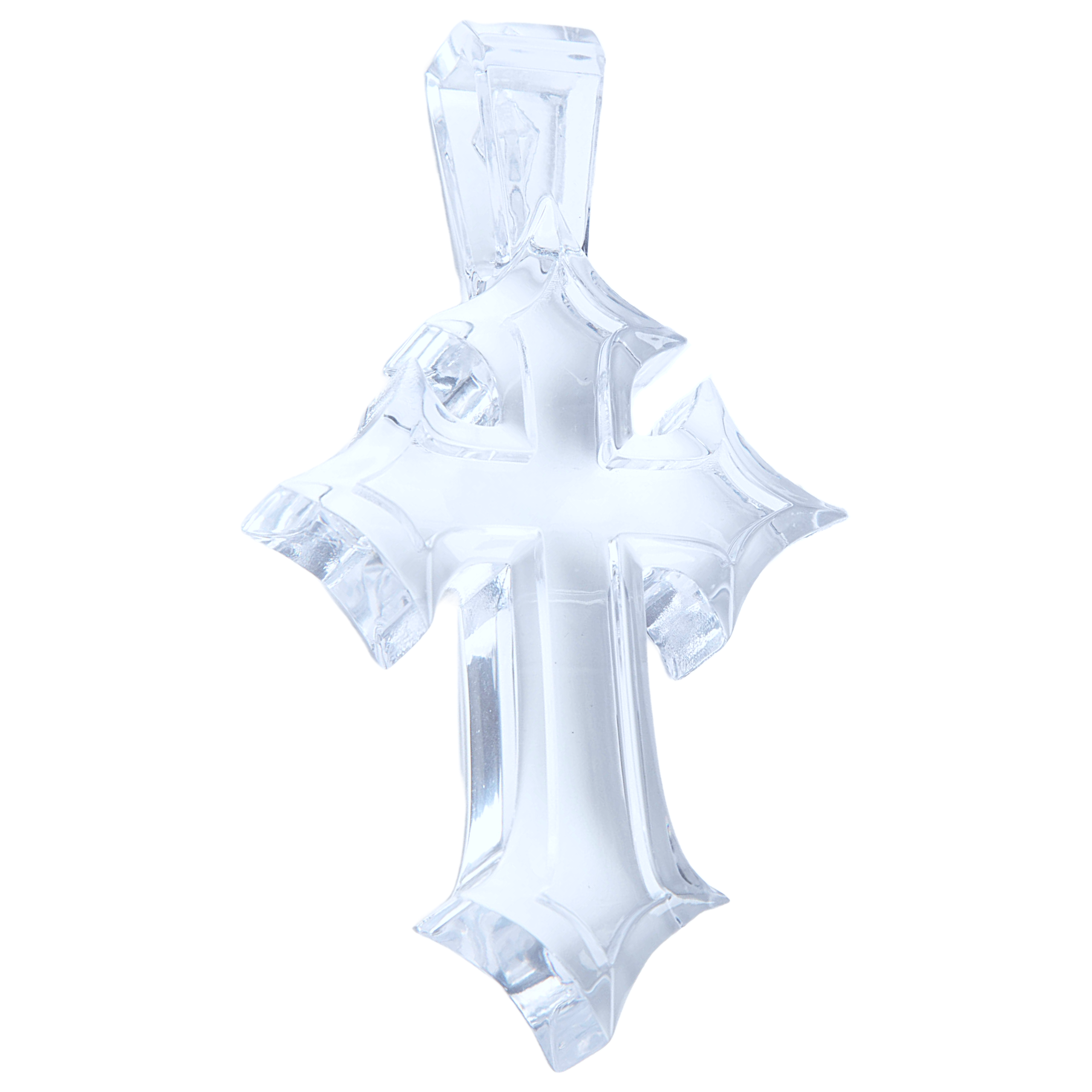 Clear Cross Pendant